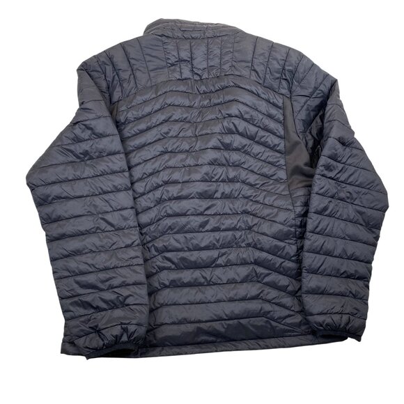 Gerry Mens Puffer Jacket XL Black Quilted With Zip Pockets & High Collar - Picture 2 of 9